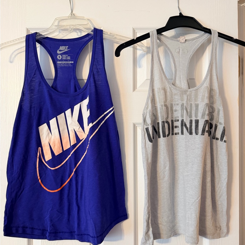 Bundle of athletic tank tops size small